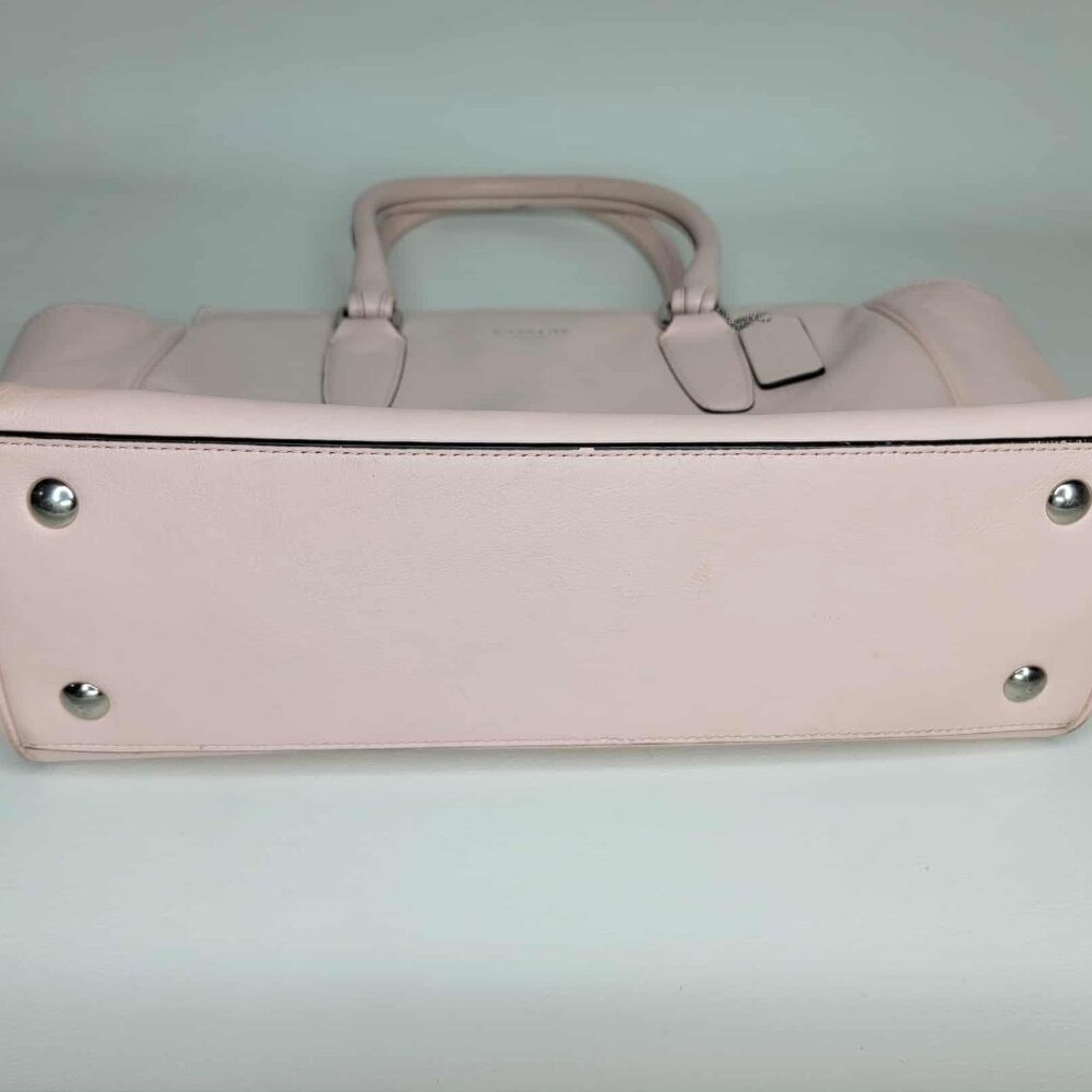 Coach Leather Women's Handbag in Pale Pink Color (Misty Rose) - Picture 5 of 14